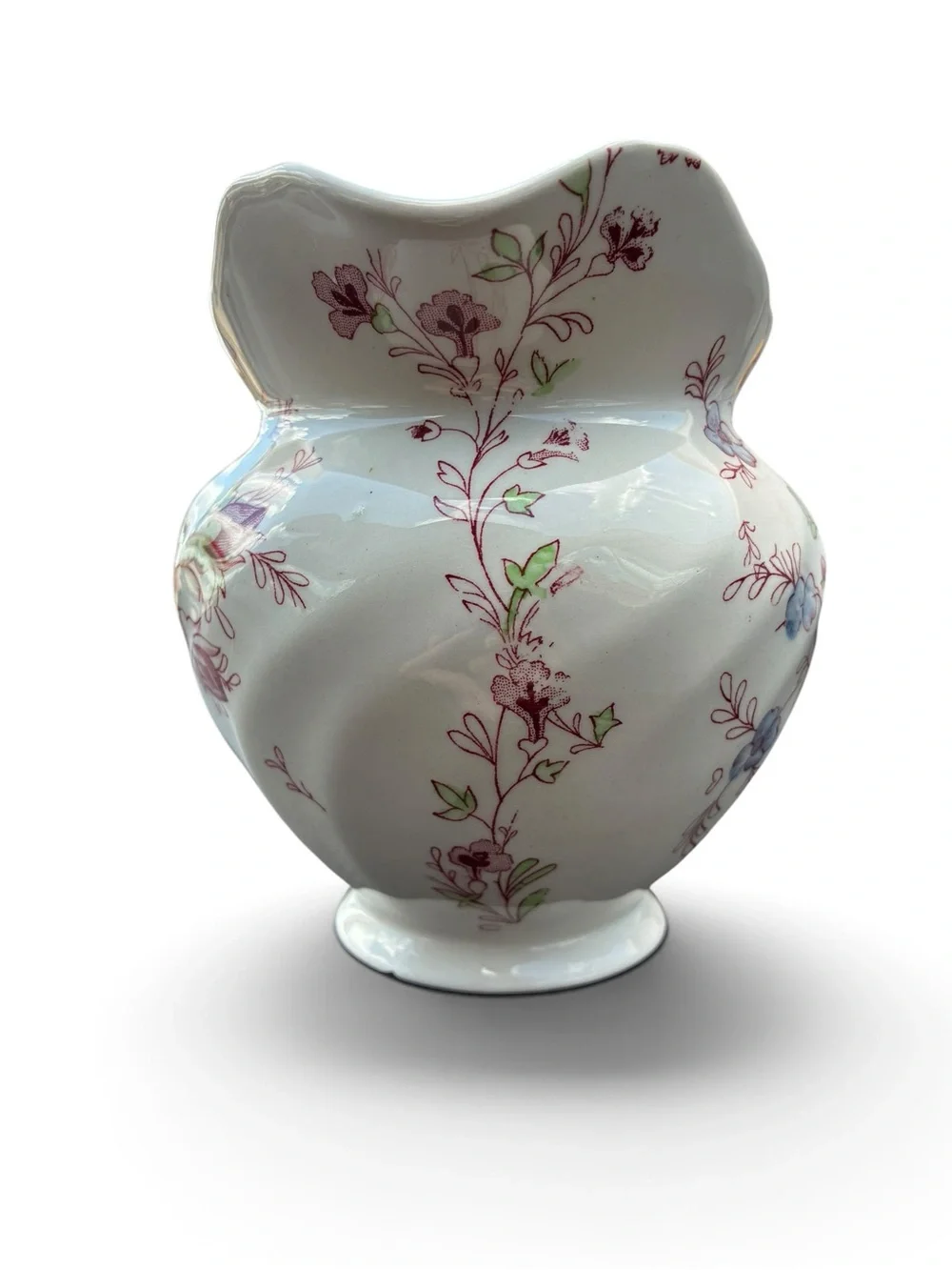 Vintage Johnson Brothers Rose Chintz Pink Creamer Pitcher Made In England
